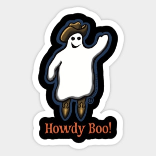 Howdy Boo! Sticker